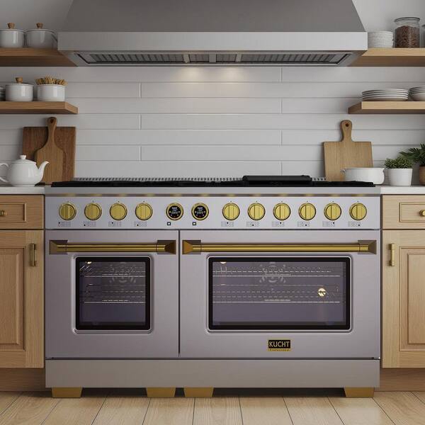 Kucht 60 in. 7.9 cu. ft. 10 Burners Dual Fuel Range for Natural