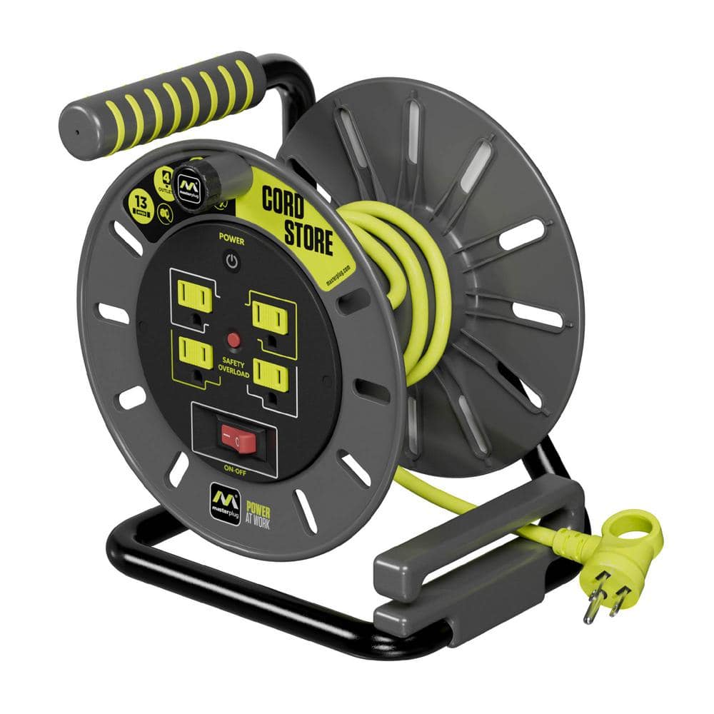 Open Reel 3 ft. 14 AWG/13Amp Extension Cord Reel with 4 Grounded Outlets price history on PriceWatchPro