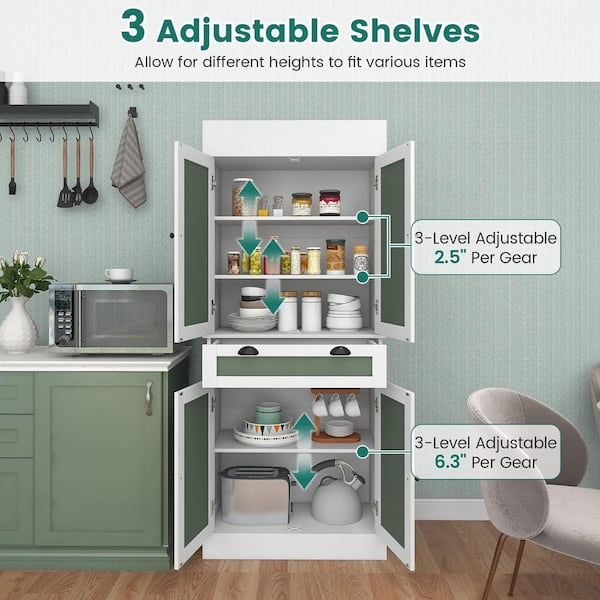 https://images.thdstatic.com/productImages/c6c4a0c6-232b-4f07-851a-fcf7ee8abadf/svn/white-green-costway-pantry-cabinets-jv10654wh-1f_600.jpg
