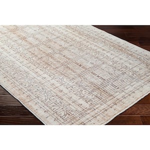 Frank Lloyd Wright Foundation x Livabliss Usonia Brown/Gray Geometric 3 ft. x 5 ft. Indoor Area Rug