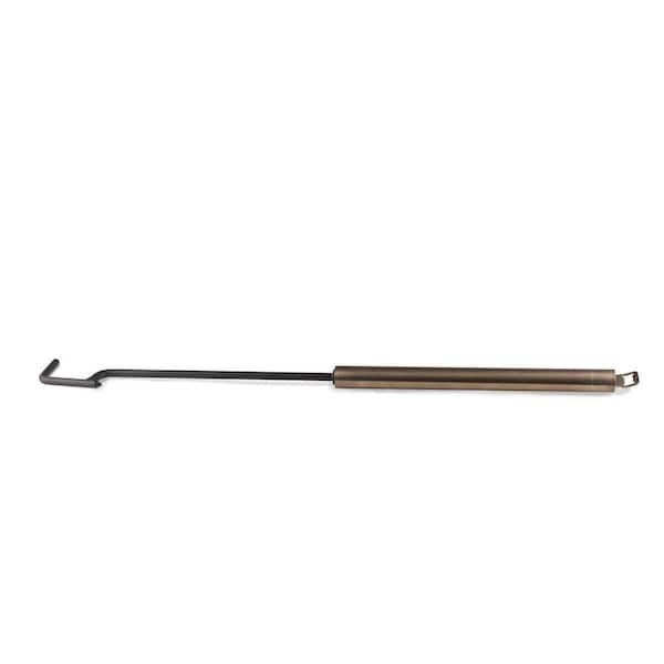 TIKI 32.9 in. Accessory Poker Black (2-Piece)
