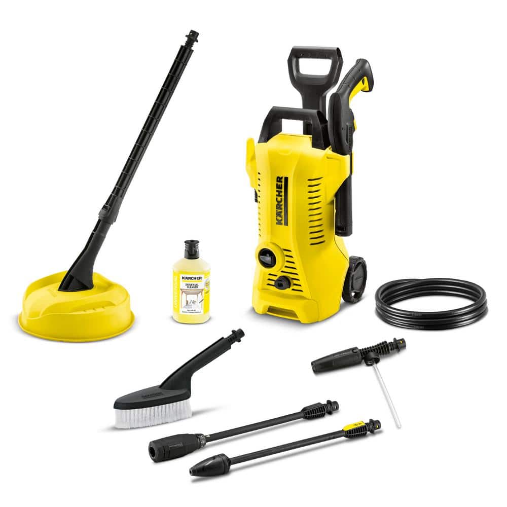 Karcher 2000 Max PSI 1.45 GPM K 2 Power Control Cold Water CHK Corded Electric Pressure Washer Car Kit and Surface Cleaner -  1.673-610.0