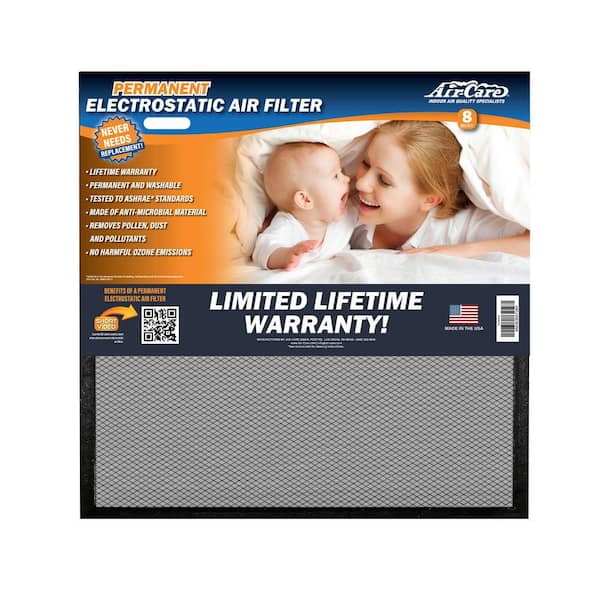 Air-Care 12 in. x 12 in. x 1 in. Flexible Permanent Washable Air Filter MERV 8