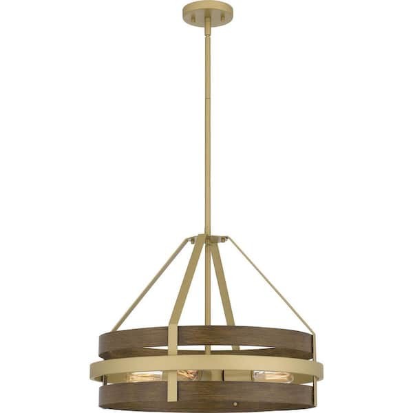 Quoizel Gadsen 4-Light Champagne Gold Pendant