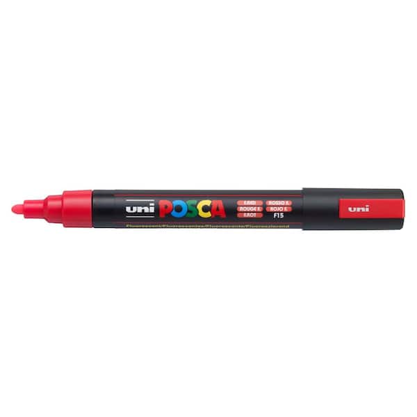 Cylindrical POSCA Marker Case, 16 Markers - Red - Live in Colors
