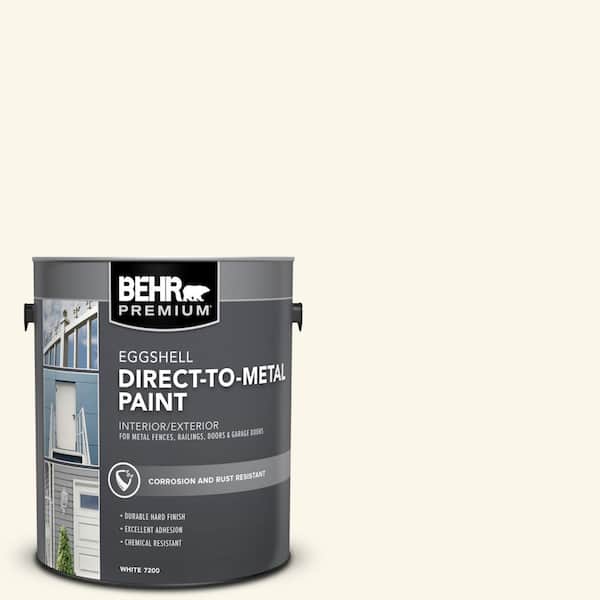 1 gal. #OR-W15 Sleek White Eggshell Direct to Metal Interior/Exterior Paint