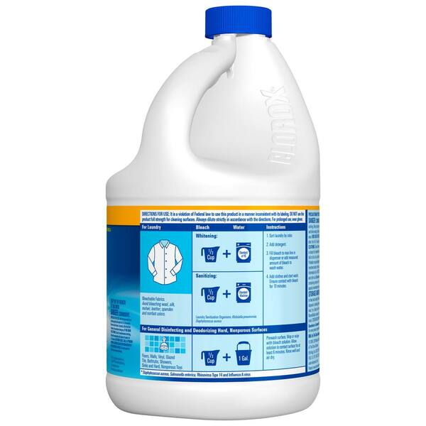 Clorox 81 oz. Concentrated Regular Disinfecting Liquid Bleach Cleaner  (6-Pack) C-311934849-6 - The Home Depot