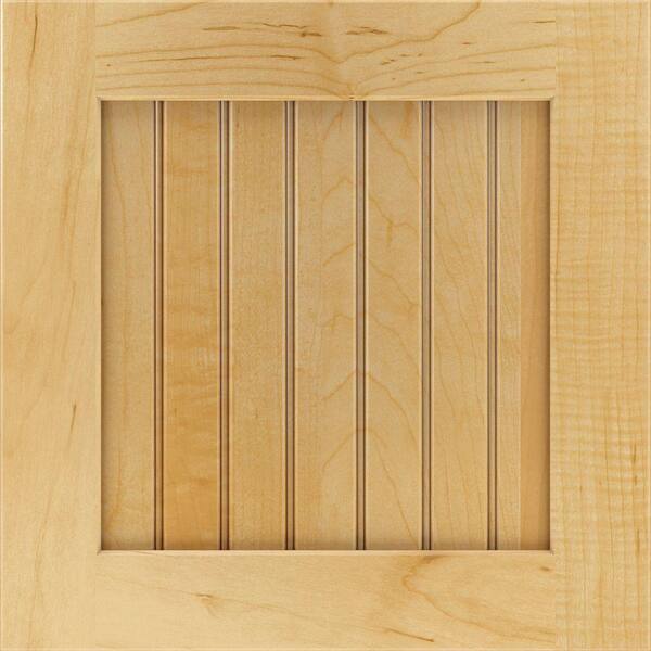 Unbranded Ashton 14.5 in W x 0.75 in D x 14.5 in H Maple Natural Cabinet Door Sample
