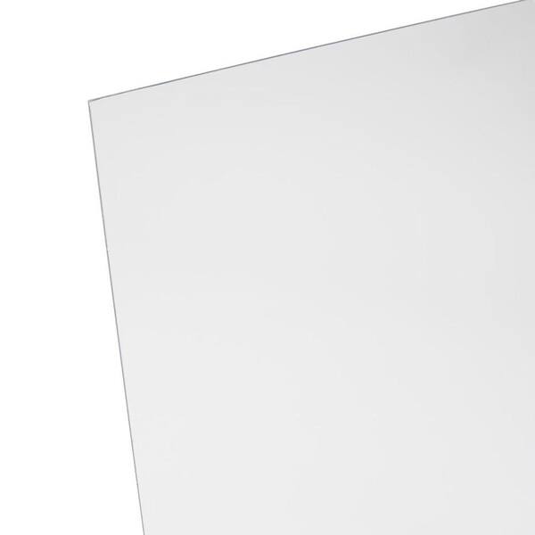 OPTIX 48 in. x 96 in. x 1/4 in. Clear Acrylic SheetMC102S The Home Depot