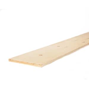 1 in. x 12 in. x 10 ft. Premium Kiln-Dried Square Edge Whitewood Common Softwood Boards Board