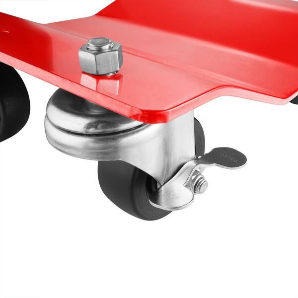 2-Pack Capacity Heavy-Duty Commercial Grade Solid Steel Tire Dolly Details about   1500 lbs 