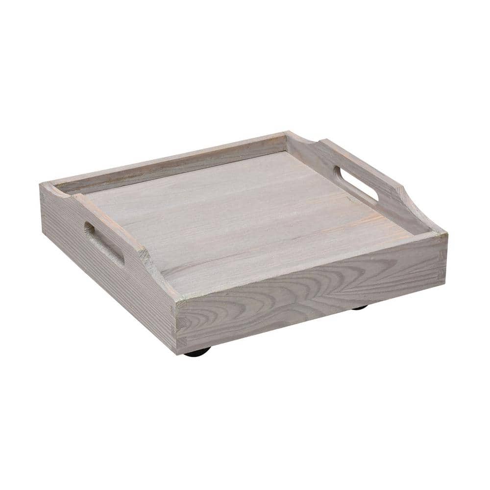Wooden Tool Box / Plain Unpainted Caddy Carrier Holder