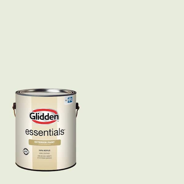 Glidden Essentials 1 gal. PPG1115-1 Really Rain Flat Exterior Paint