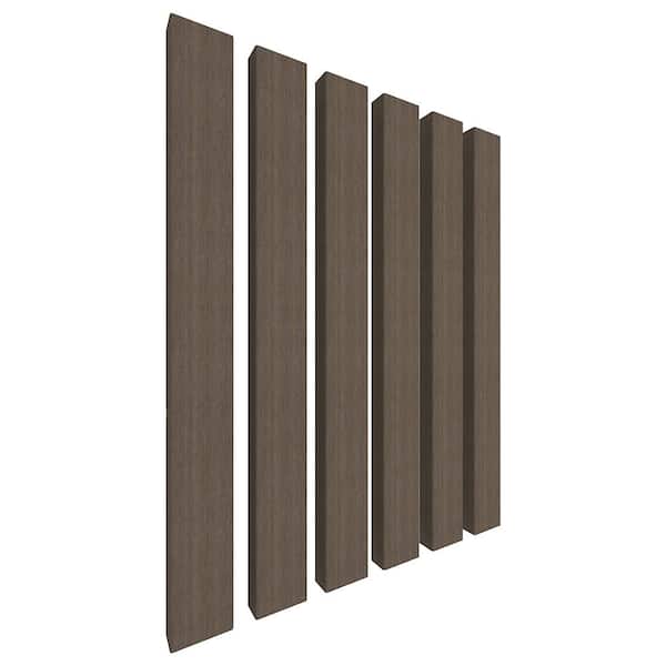 NewTechWood Alusions 1 in. x 2 in. x 144 in. Coextruded Brazilian Ipe Wood Composite Aluminum Beams