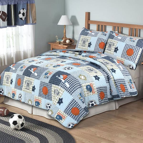 Cozy Line Home Fashions Little League, Sports Themed Twin Bedding