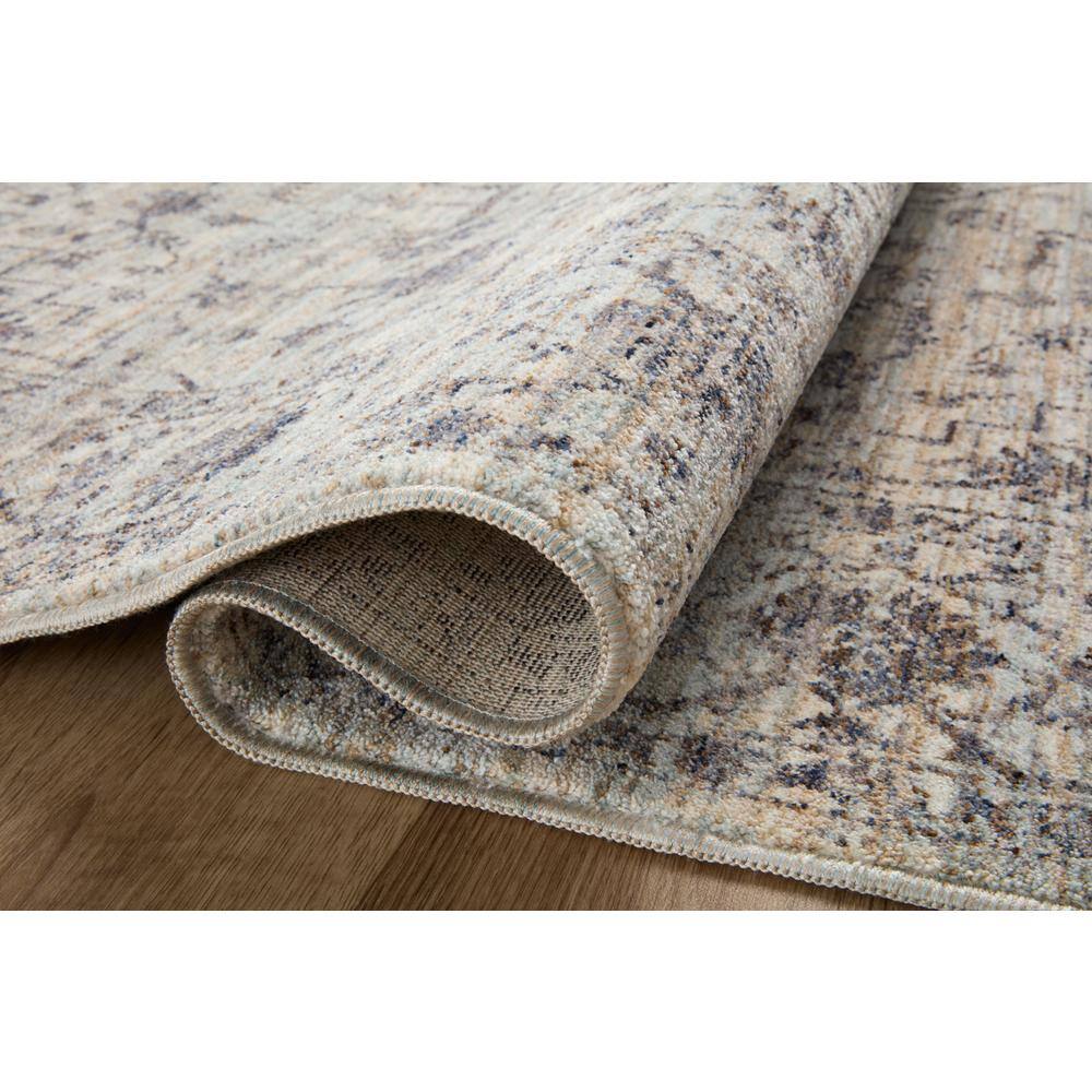 Sorrento Mist and Charcoal Round Polyester Area Rug