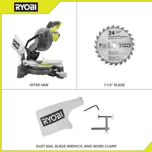 9 Amp Corded  7-1/4 in. Compound Miter Saw