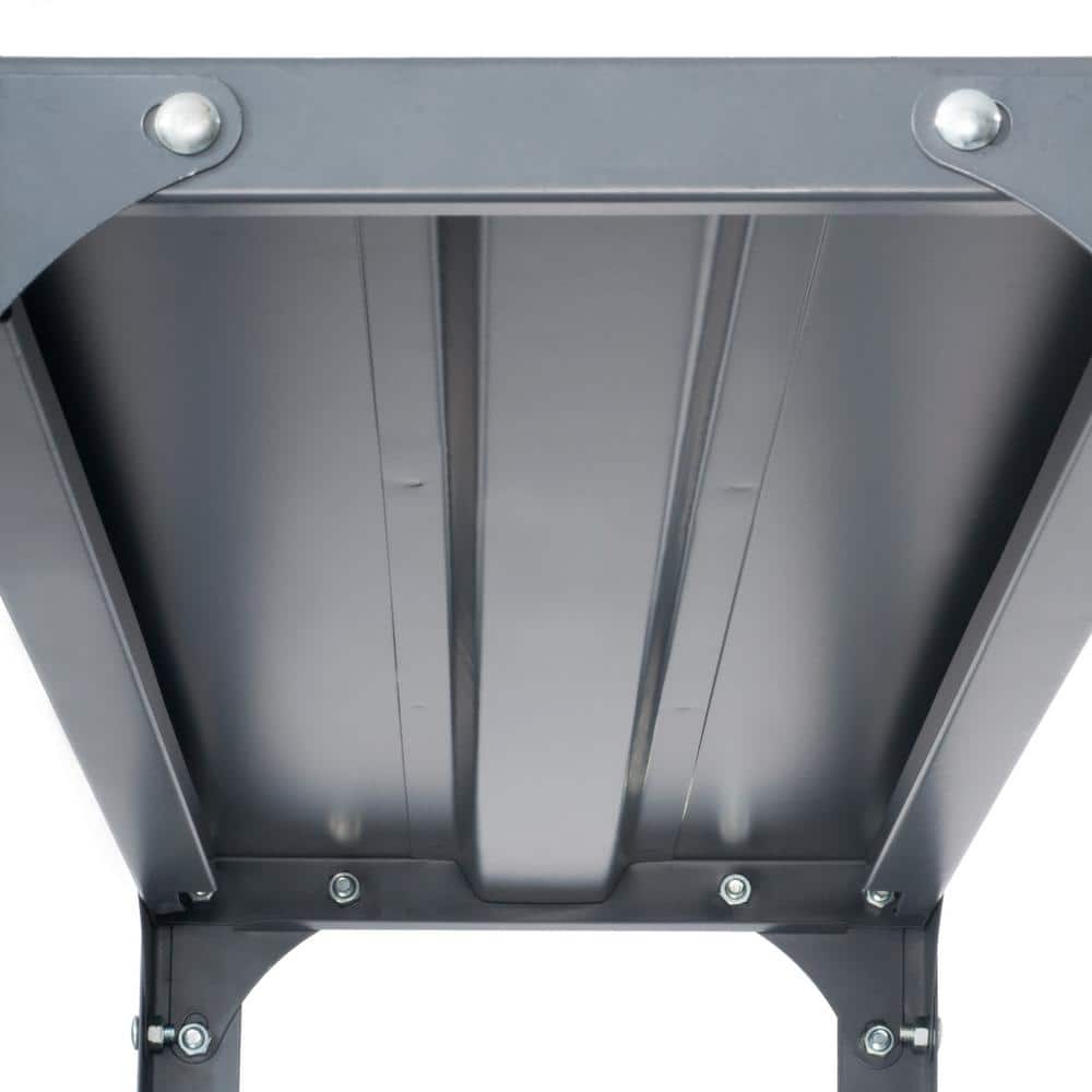 Gray Heavy Duty Steel 5-Shelf Industrial Shelving Unit