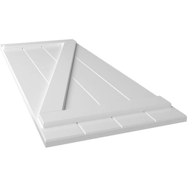 Ekena Millwork 21-1/2 in. x 72 in. True Fit PVC 4-Board