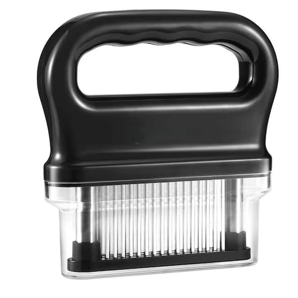 Professional Meat Tenderizer with 48 Stainless Steel Needles for Effortless Cooking and Faster Marination