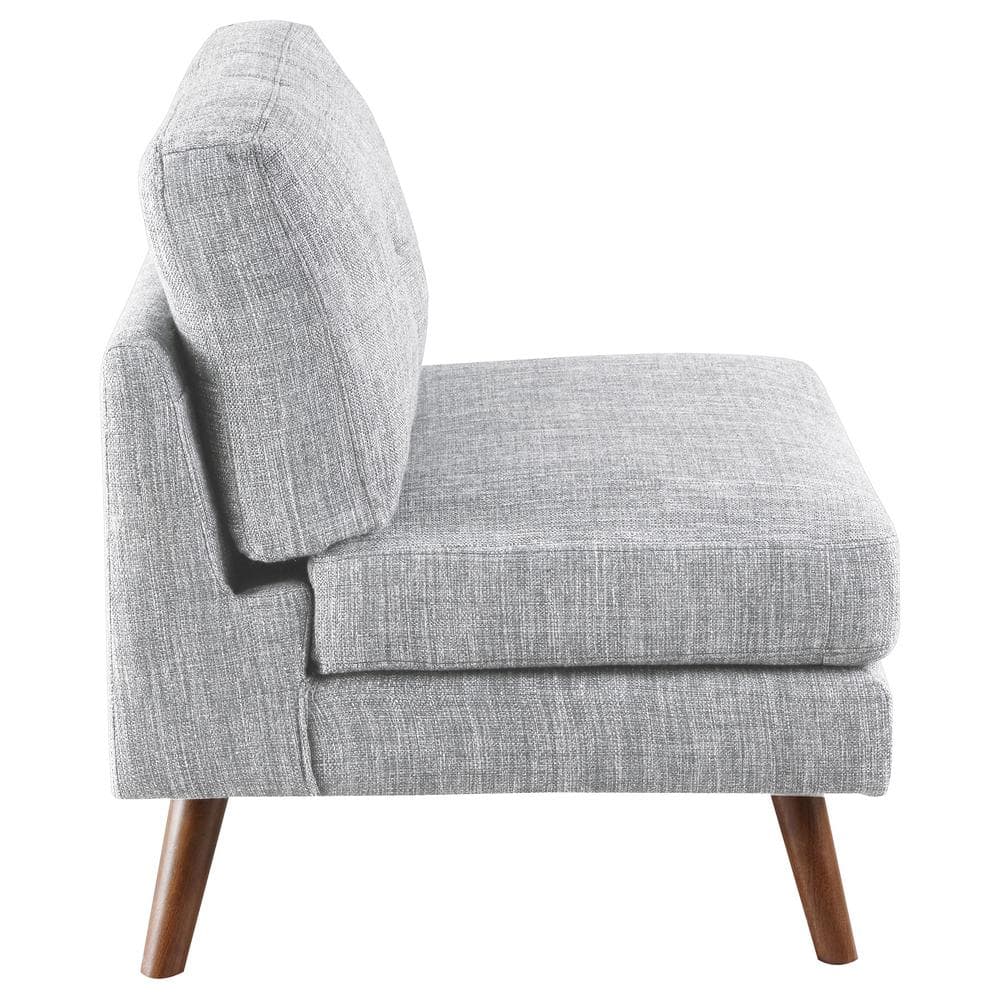 Churchill 32.75" Gray Manufactured Wood Modular Armless Chair