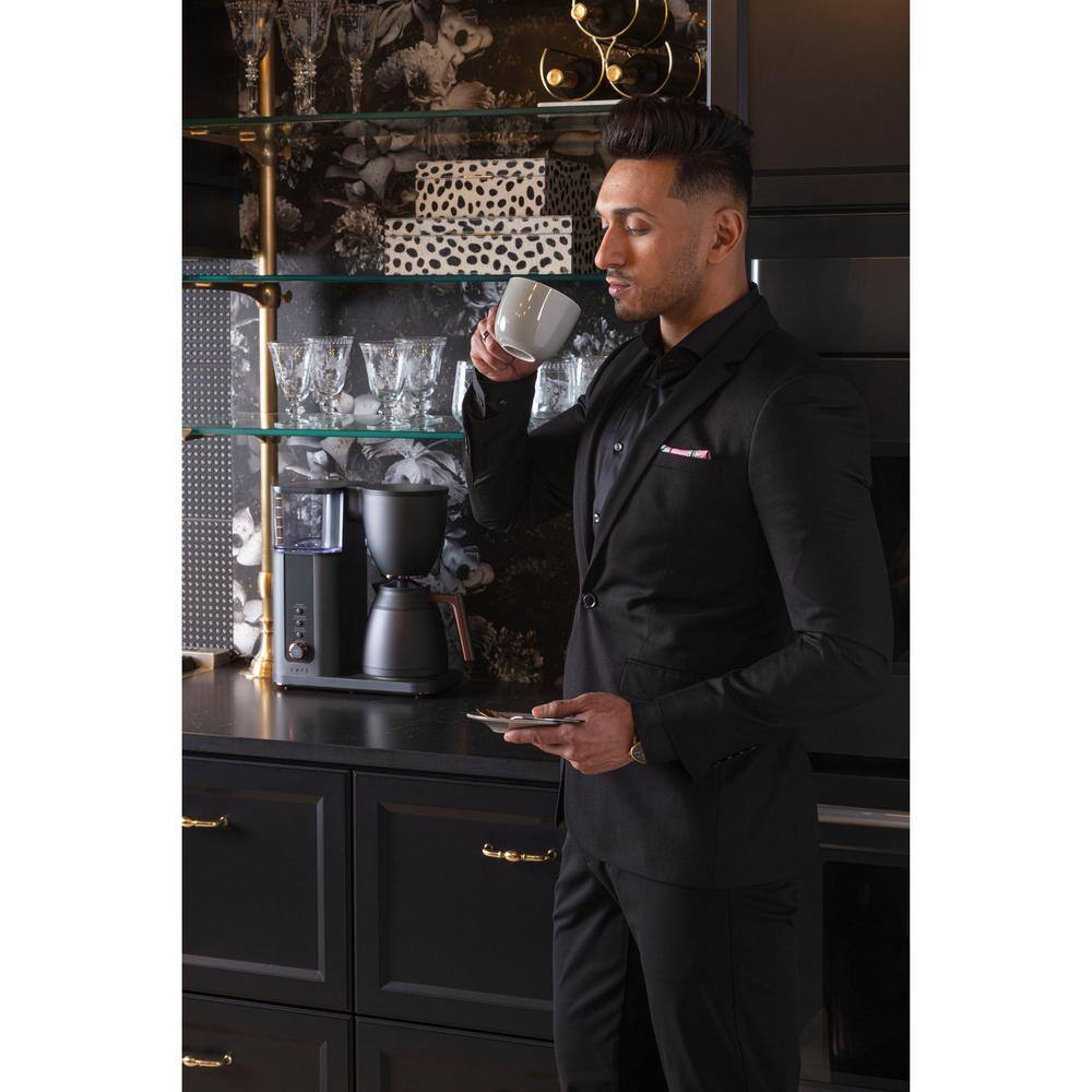 Matte Black 10-Cup Drip Coffee Maker with Thermal Carafe