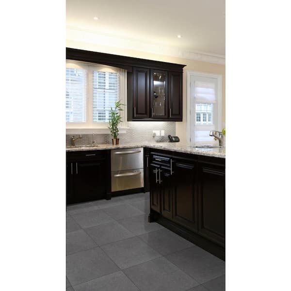 Beton Graphite 24 in. x 24 in. Matte Porcelain Floor and Wall Tile (16 sq. ft./Case)