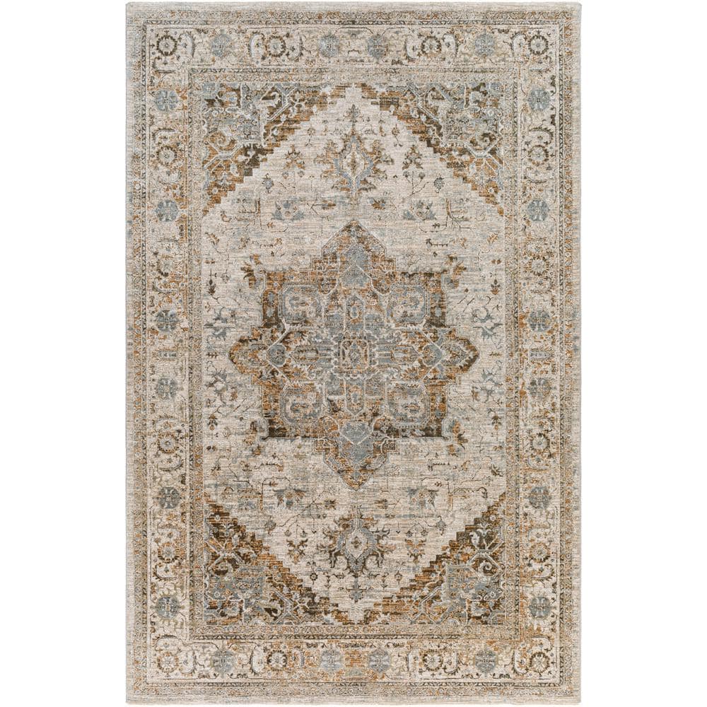 Artistic Weavers Leiah Gray Traditional 5 Ft X 7 Indoor Area Rug S00161057245 The