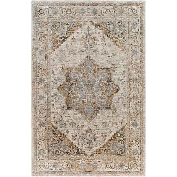 Artistic Weavers Leiah Gray Traditional 8 ft. x 10 ft. Indoor Area Rug