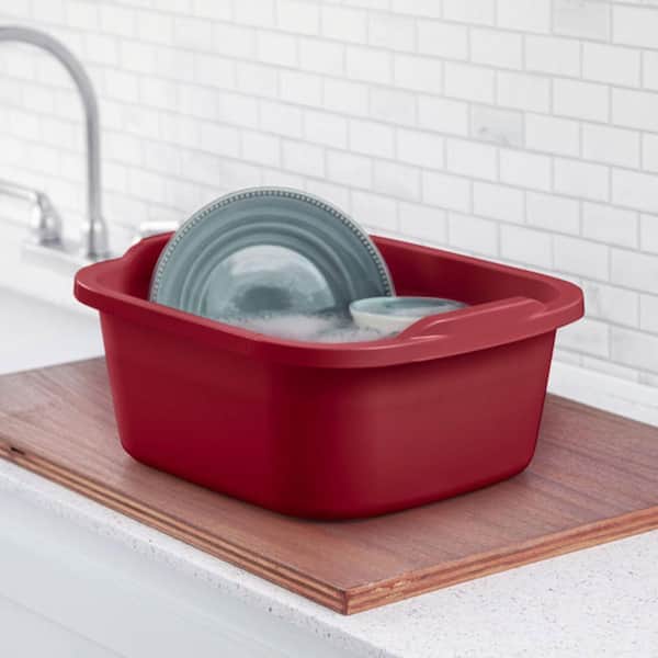 DISH// 「#DISH」 Sterilite Large Multi-Function Home 12 Qt. Sink Dish Washing Pan