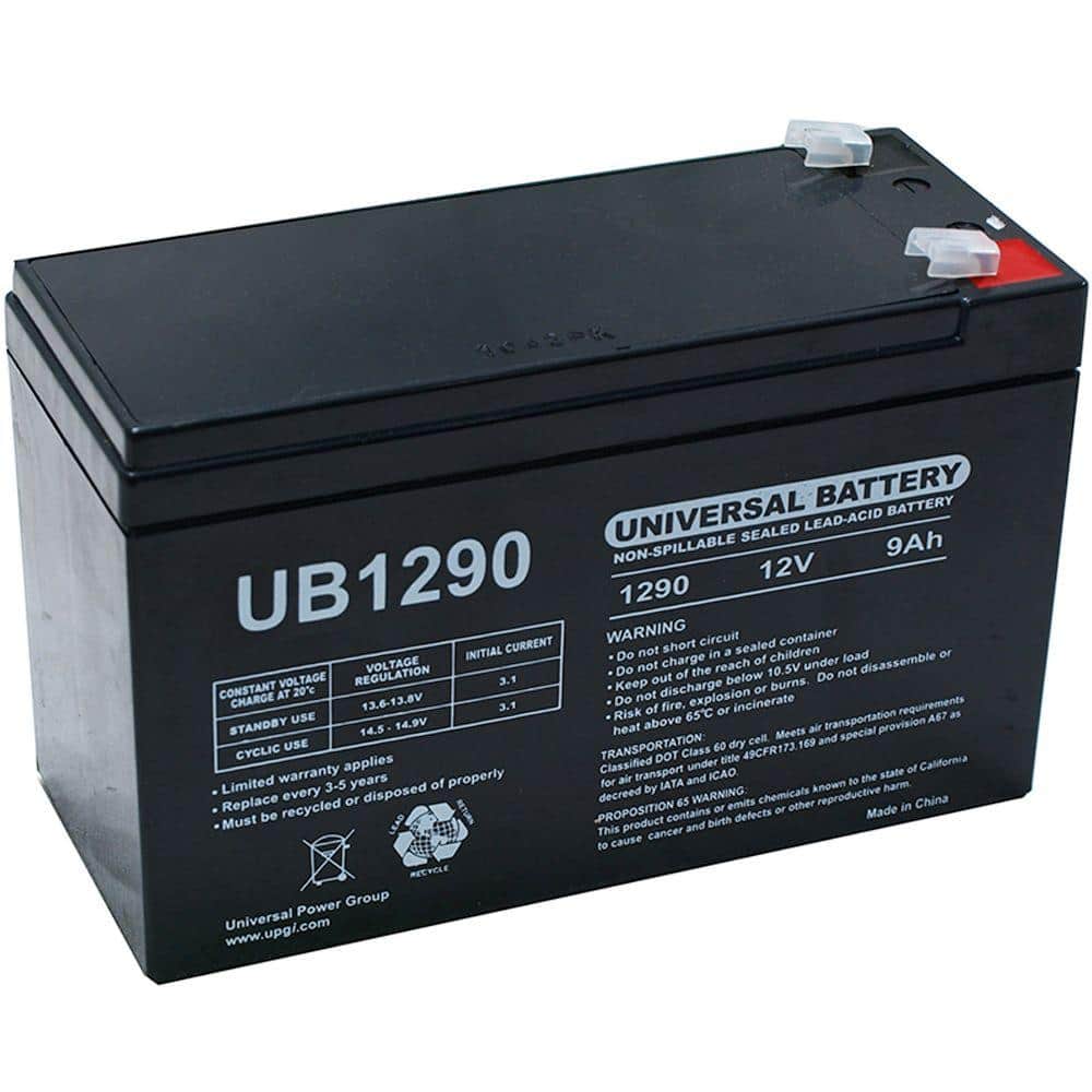 SPS Brand 12V 9 Ah Replacement Battery (SG1290PP) for Black & Decker  VEC1026BD Electromate 250 (1 pack)