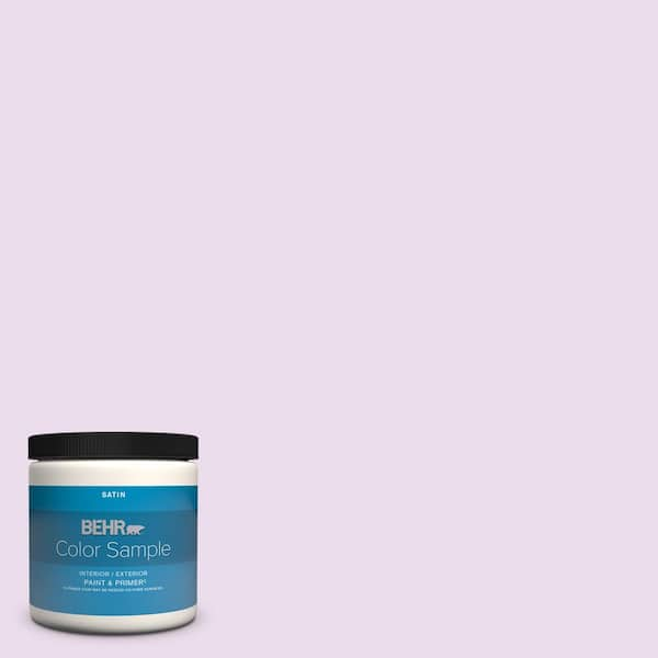 BEHR PREMIUM PLUS 8 oz. #P100-1 Sprinkle Satin Enamel Interior/Exterior  Paint & Primer Color Sample B370016 - The Home Depot