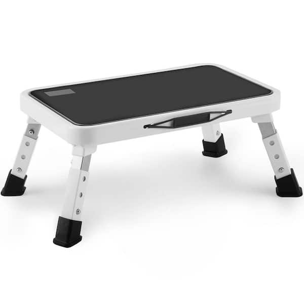 0.76 ft. Reach Alloy Steel Step Stool with Non-Slip Platform, 330 lb. Load Capacity, Adjusted to Three Heights