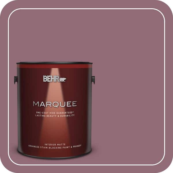 BEHR MARQUEE 1 gal. #S120-6 Full Glass Matte Interior Paint & Primer