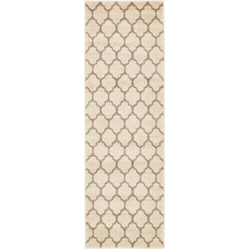 Trellis Philadelphia Beige/Light Brown 2' 0 x 6' 0 Runner Rug price history on PriceWatchPro