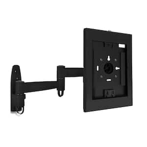 Anti-Theft Tablet Wall Mount with Swing Arm for iPad, iPad Air, iPad Pro, Black