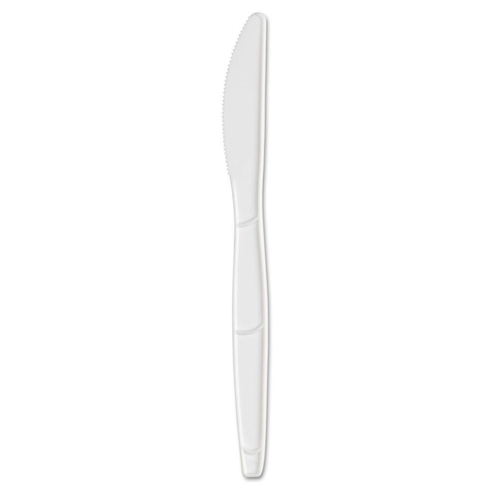 Dixie SmartStock Plastic Cutlery Refill - 5.5" T-Spoons, White - 960/Carton (40 Packs Of 24)