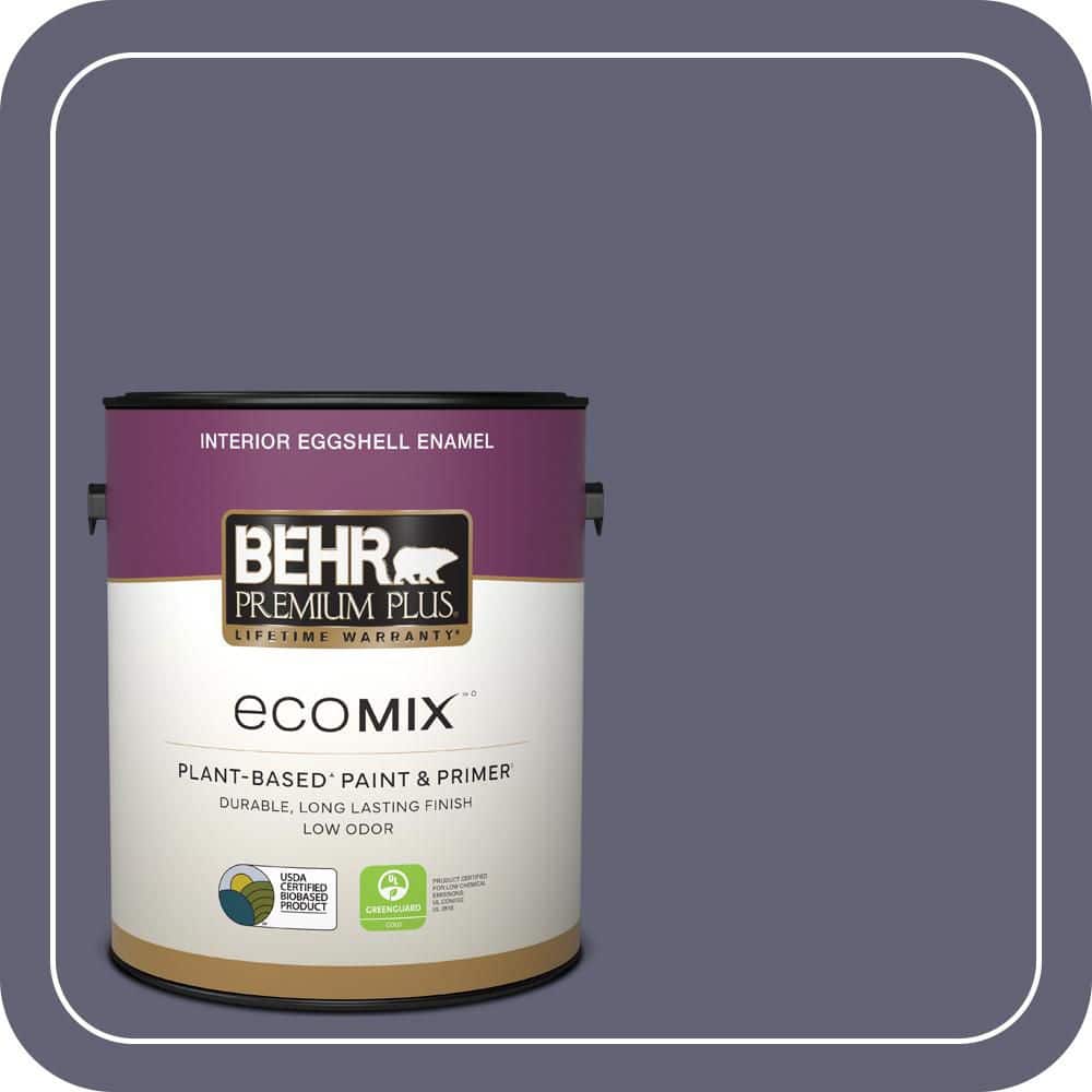 1 gal. #620F-6 Purple Orchid Eggshell Enamel EcoMix Plant-Based Interior Paint & Primer price history on PriceWatchPro