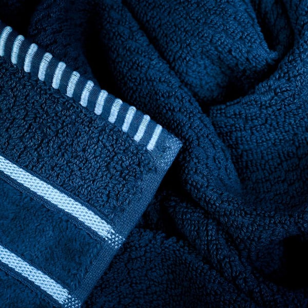 6-Piece 100% Cotton Rice Weave Towel Set