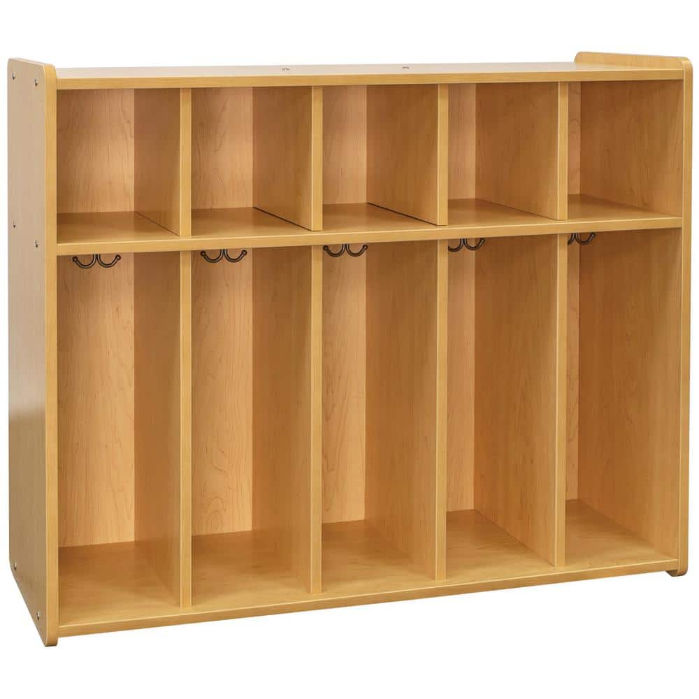 Toddler Floor Locker, Assembled, Maple