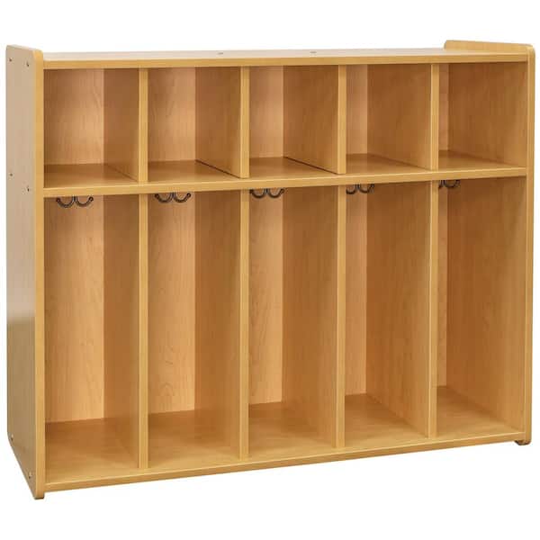 TOT MATE Toddler Floor Locker, Assembled, Maple