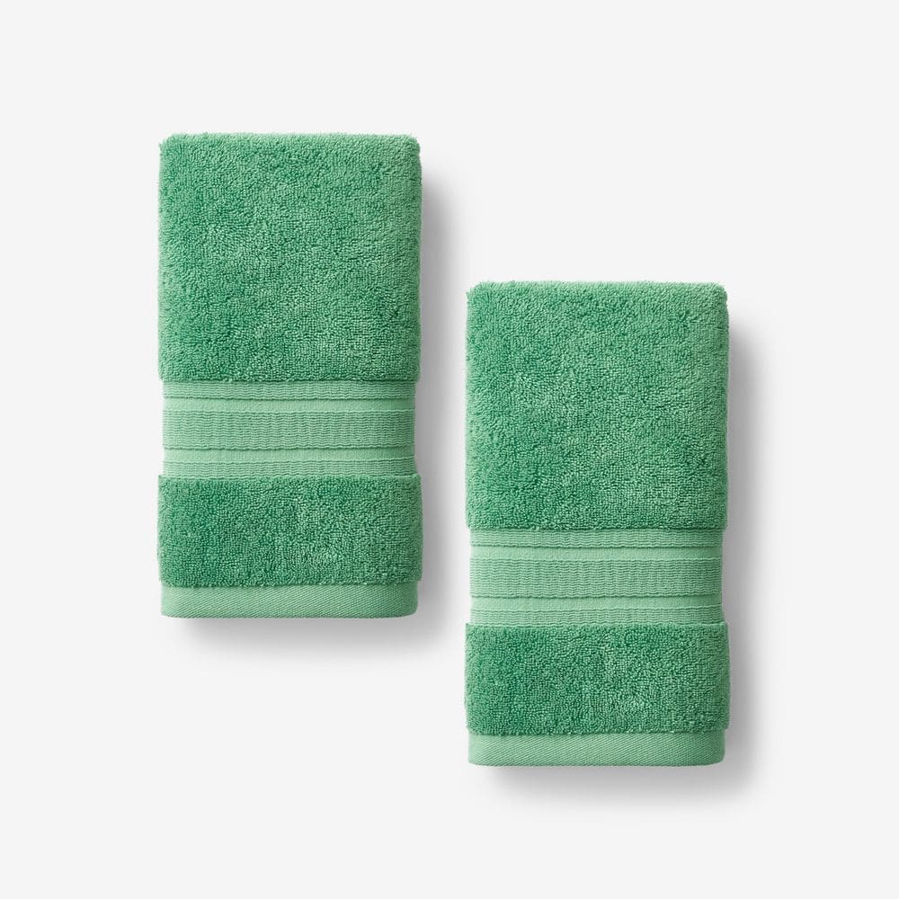 The Company Store Company Cotton Kelly Green Turkish Cotton Wash Cloth ...