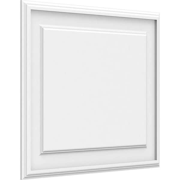 Ekena Millwork 5/8 in. x 2 ft. x 1-1/2 ft. Legacy Raised Panel White ...