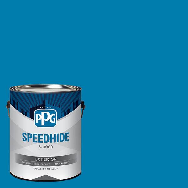 SPEEDHIDE 1 gal. PPG1237-7 Neptune Semi-Gloss Exterior Paint