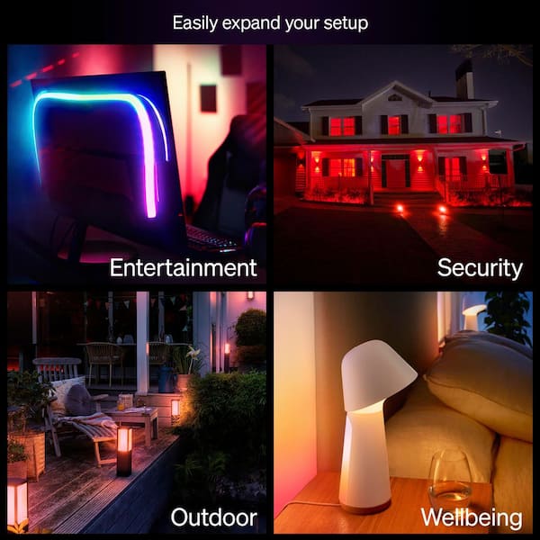 Philips Hue Essential 60-Watt Equivalent A19 Smart LED Color