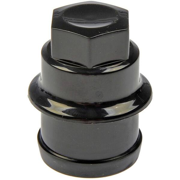 Autograde Black Wheel Nut Cover M272.0, Hex 22mm (5pack) 611622