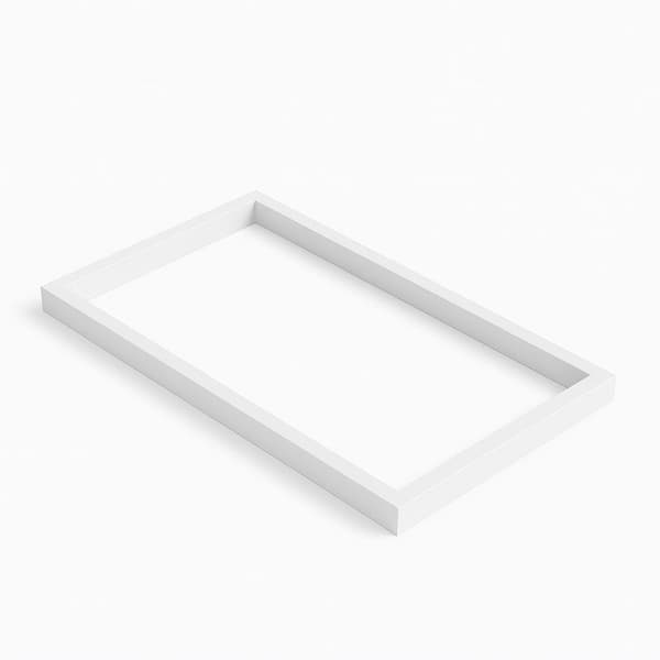 2 ft. x 4 ft. LED Ceiling Light Universal Surface Mounting Frame Kit for Flat Panel