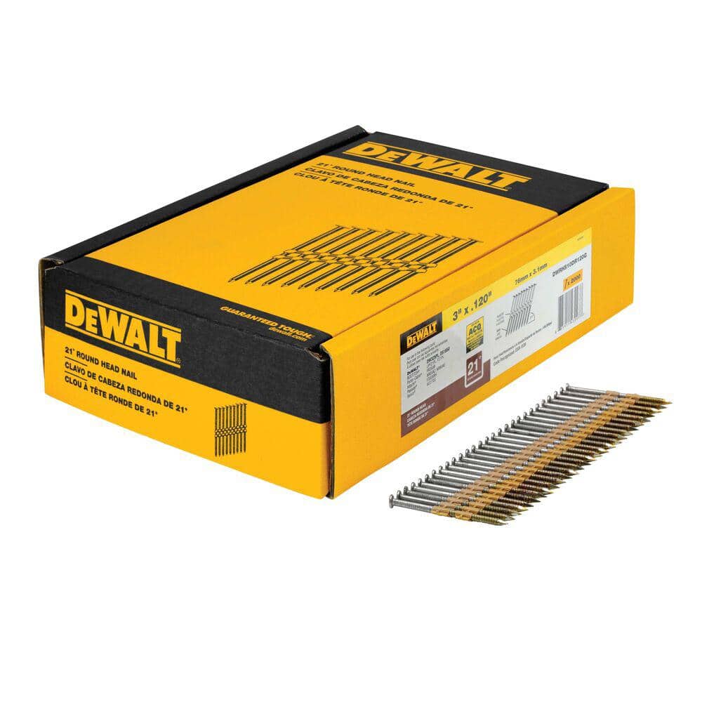 3 in. x 0.120 in. Ring Shank Hot Galvanized Collated Framing Nails (2000 Pack) price history on PriceWatchPro
