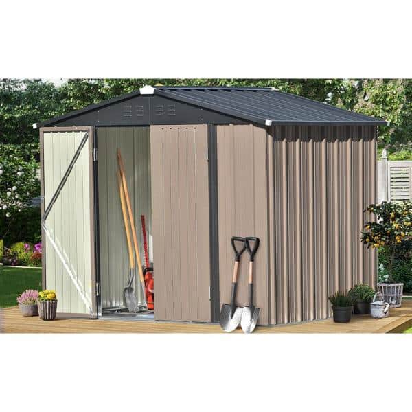 Garden Shed Metal Storage With, Storage Shed Home Depot Metal