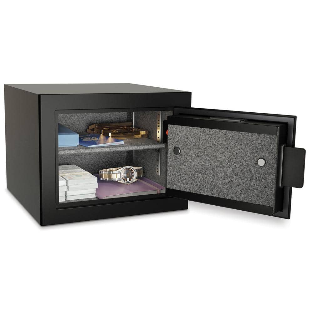 Sanctuary 0.5 Cu. ft. Matte Black Fireproof Digital Safe